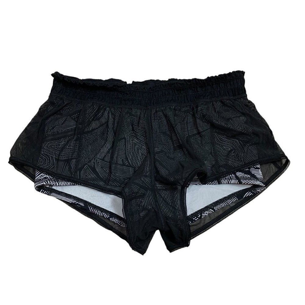Lululemon Women's Size 6 City Sky Run By Short 2.5" Mesh Layer Dottie Tribe